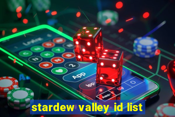 stardew valley id list